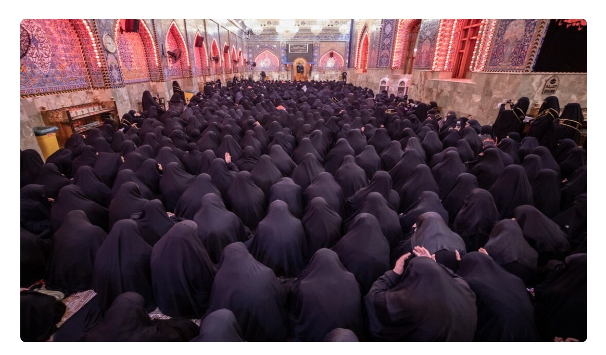 ضمن مهرجان الليالي الزينبية.. العتبة الحسينية تنظم مسيرة نسوية ومجلسا حسينيا لإحياء ذكرى وفاة السيدة زينب (ع)