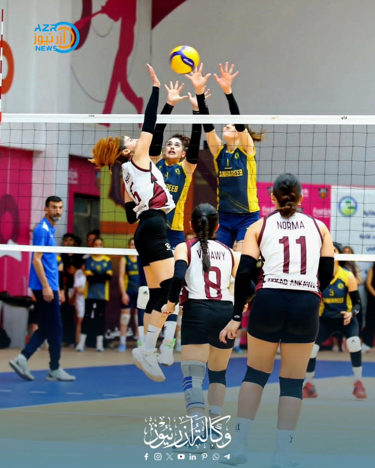 سيدات سنحاريب يتوجن بلقب بطولة السيدات 2025 لأقل من 25 عاماً  بغداد – تمكن فريق سيدات سنحاريب من حصد لقب بطولة السيدات 2025 لأقل من 25 عامً.