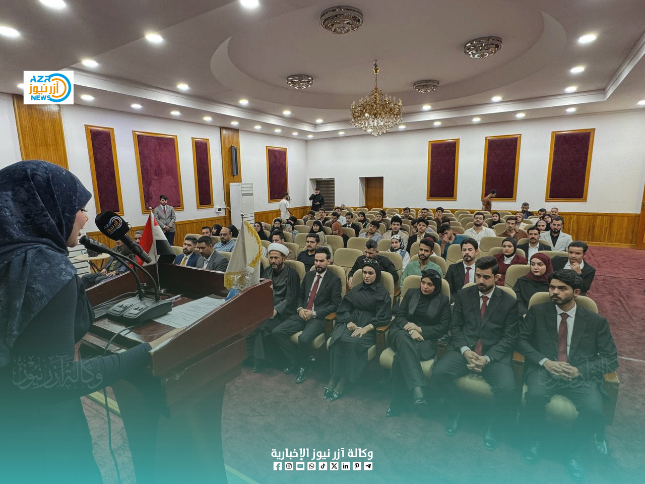 فريق نبراس الطب يعقدون مؤتمرهم الرسمي في كربلاء.