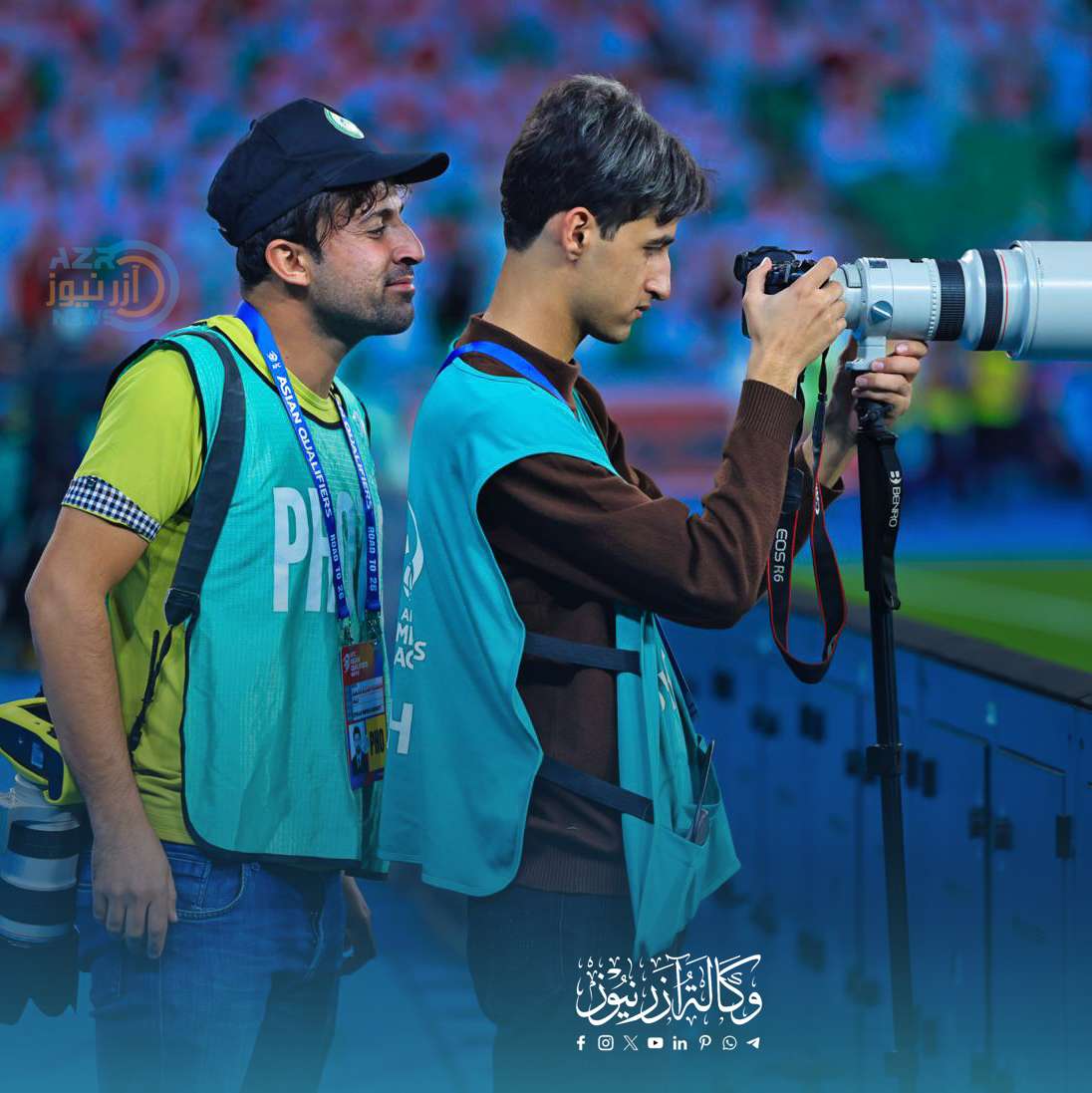 وكالة آزر تشيد بجهود الإعلاميين وتخصّ مصوّري كربلاء الشباب بالشكر والعرفان