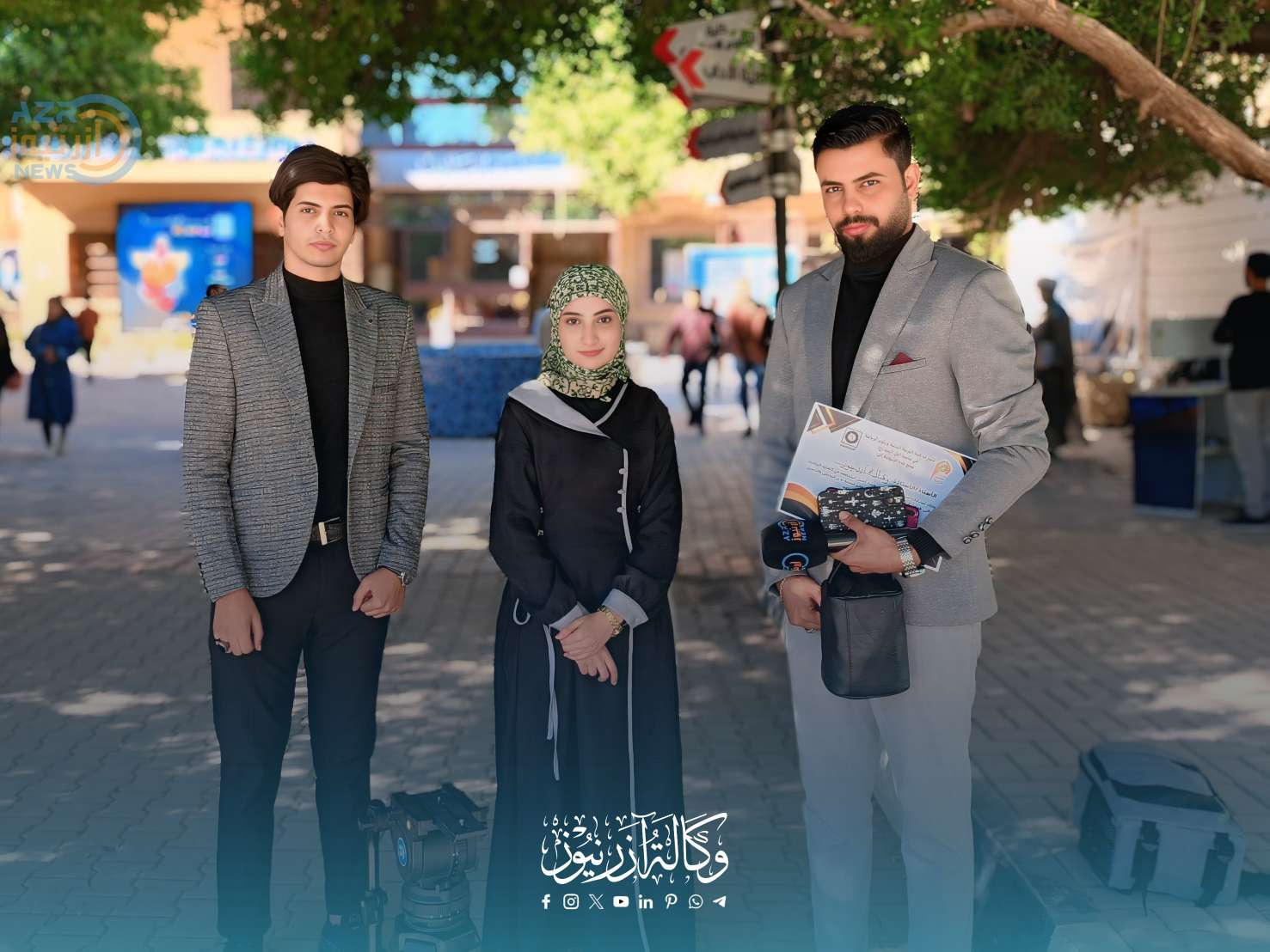 وكالة آزر توثّق ورشة التغذية الرياضية في جامعة أهل البيت بحضور كادرها الإعلامي