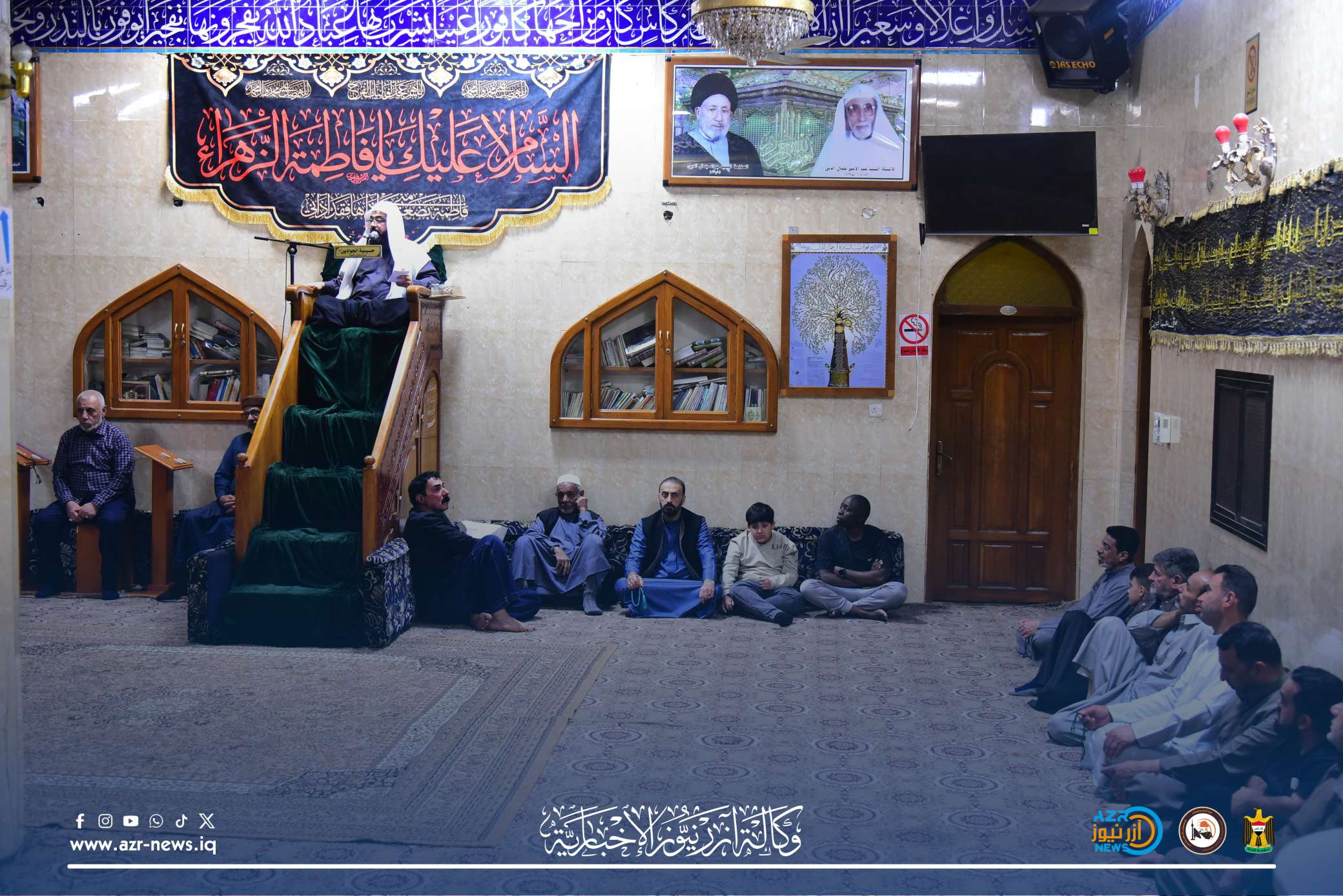 إحياء ذكرى إستشهاد السيدة خديجة الكبرى (ع) في حسينية الجوادين وسط حضور واسع للمؤمنين.